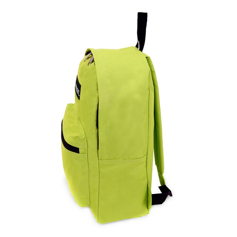 15-Inch Unisex Basic School Backpack - Multiple Colors for All Ages