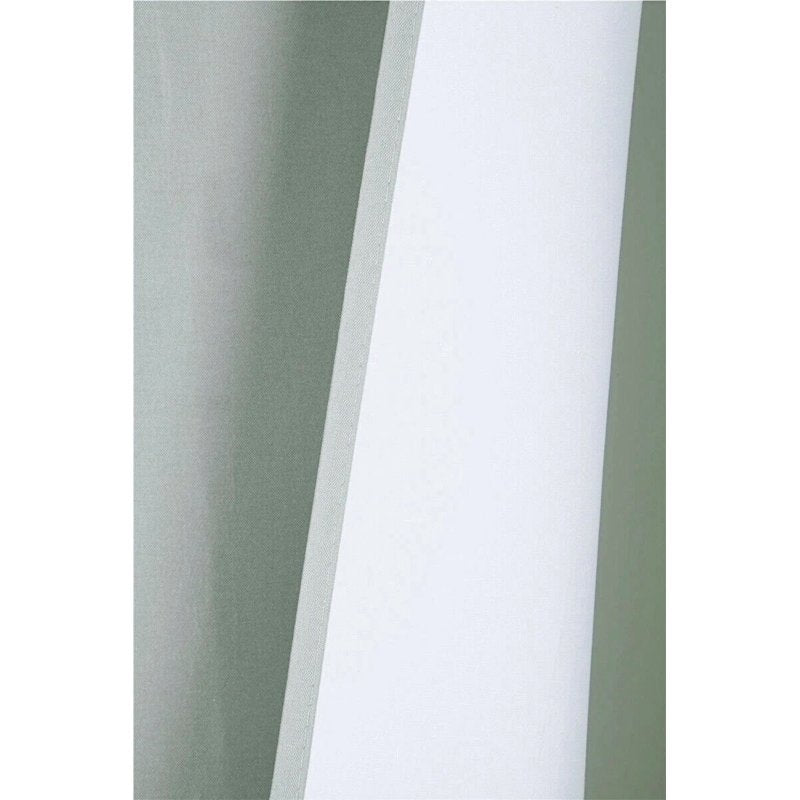 2-Piece Linen Window Panel Curtains with Rod Pocket, Block 65% Sunlight — Multiple Colors