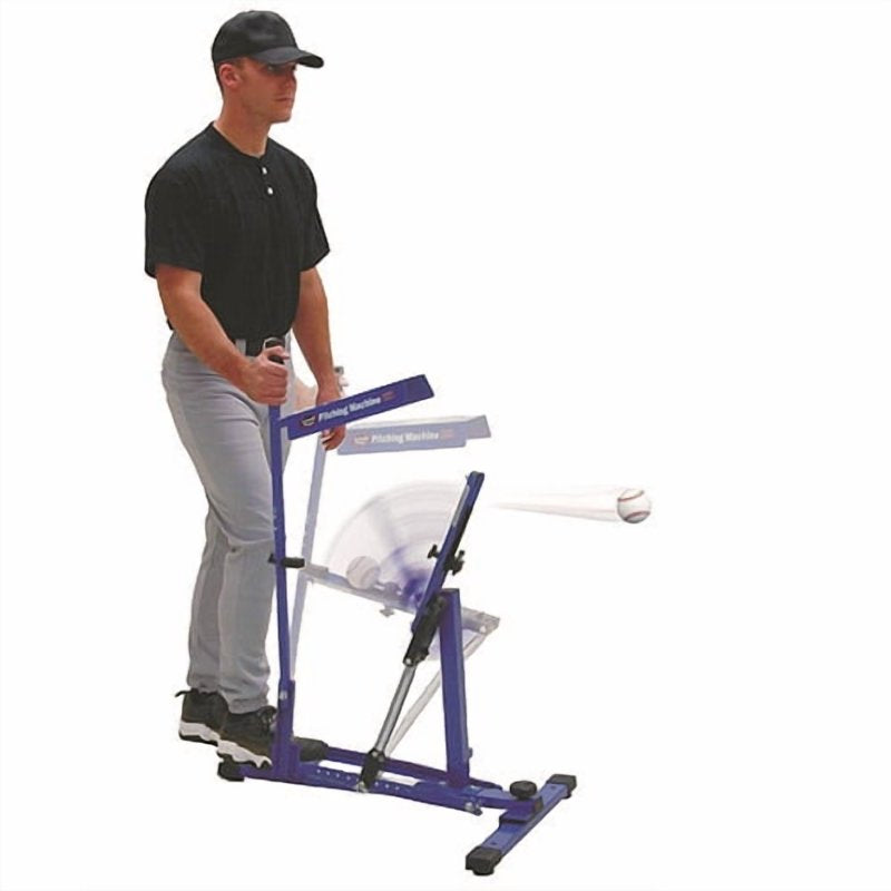 Manual Baseball & Softball Pitching Machine - Throws Up to 60 MPH for Youth & Adult Practice