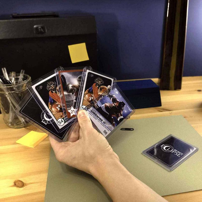 3x4 Card Toploader Holders Pack of 25 - Clear Rigid Plastic Protectors