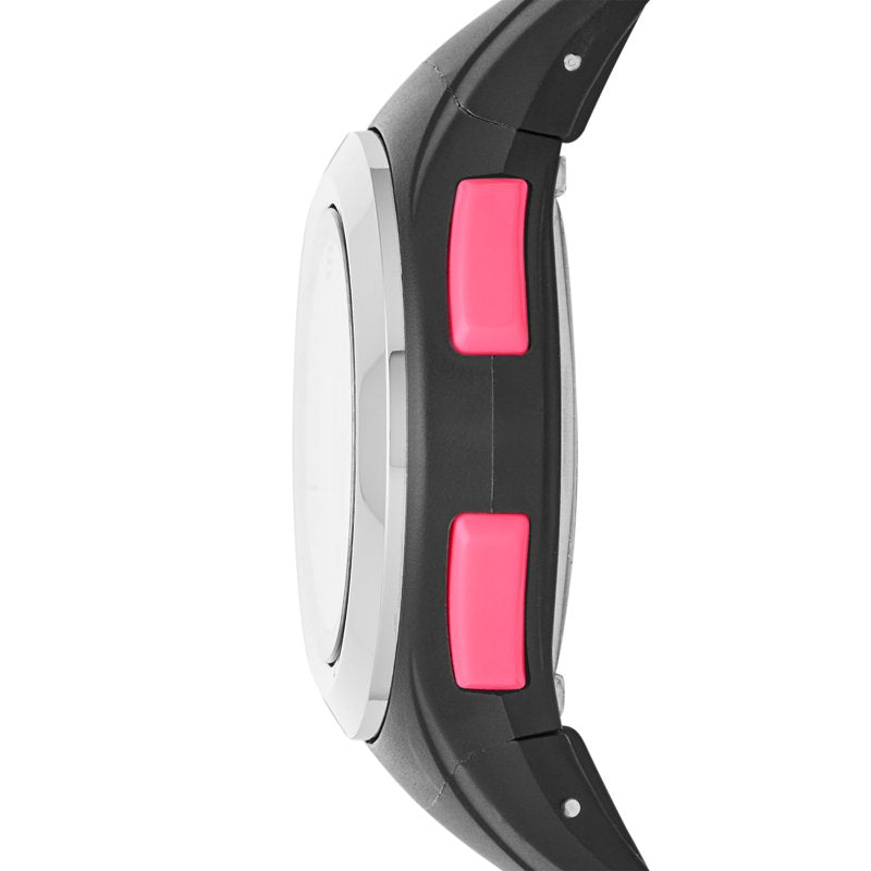 Digital Chronograph Wristwatch for Women - Sporty Silicone Strap, Water-Resistant