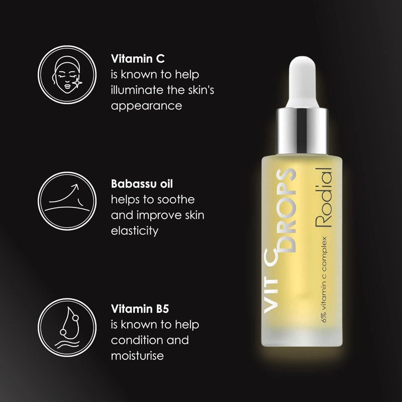 Vitamin C Facial Serum Drops 30ml for Radiance & Skin Brightening