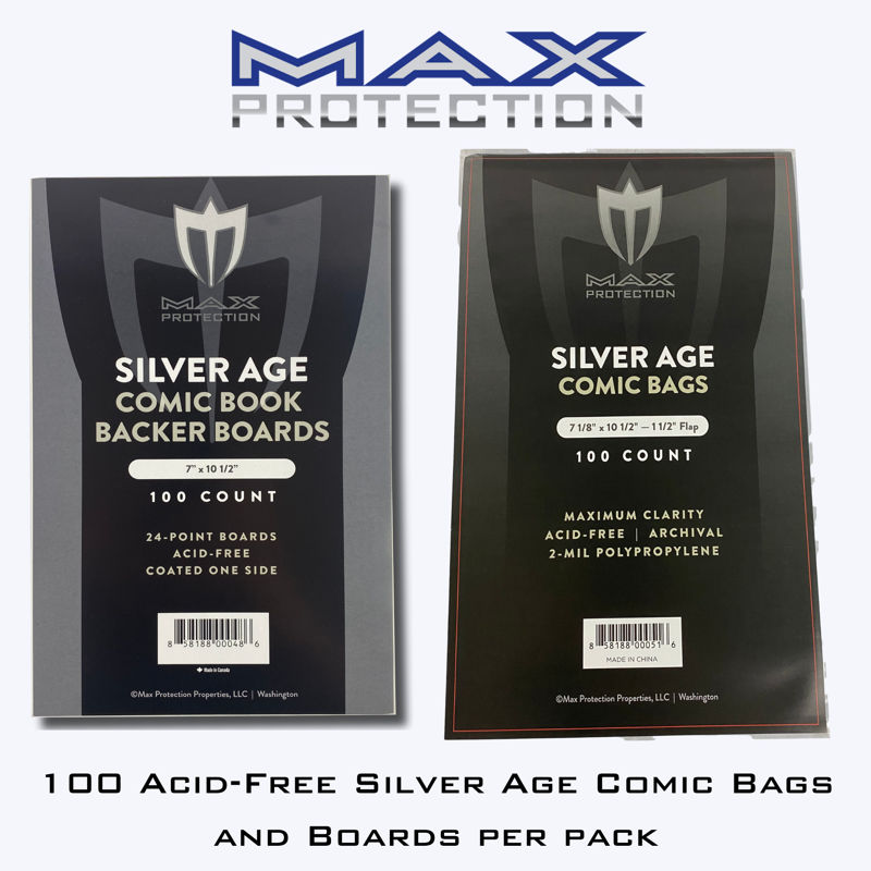 Comic Book Bags and Boards Set - Clear 100 Pack for Collectors