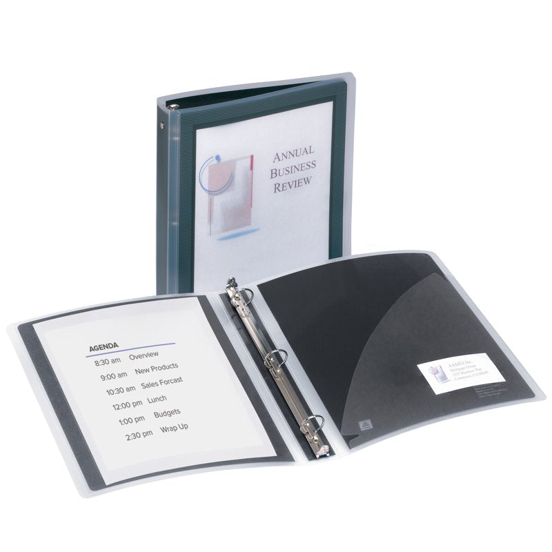 3 Ring Binder 1.5 Inch Black Presentation & Organization Binder