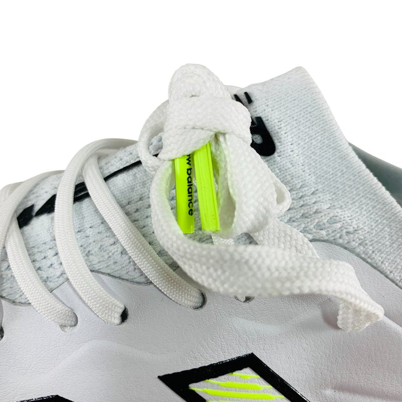 New Balance 442 Elite FG v2 Soccer Cleats - White, 9 Wide (MS41FEB2)
