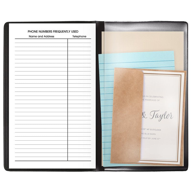 Pocket Academic Planner 2026-2027 Black 14-Month Calendar Jul-Aug