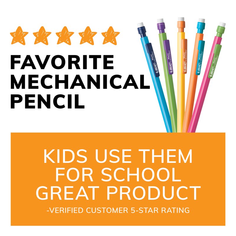 Mechanical Pencils 0.9mm - Pack of 24, Break-Resistant Lead for Students and Teachers