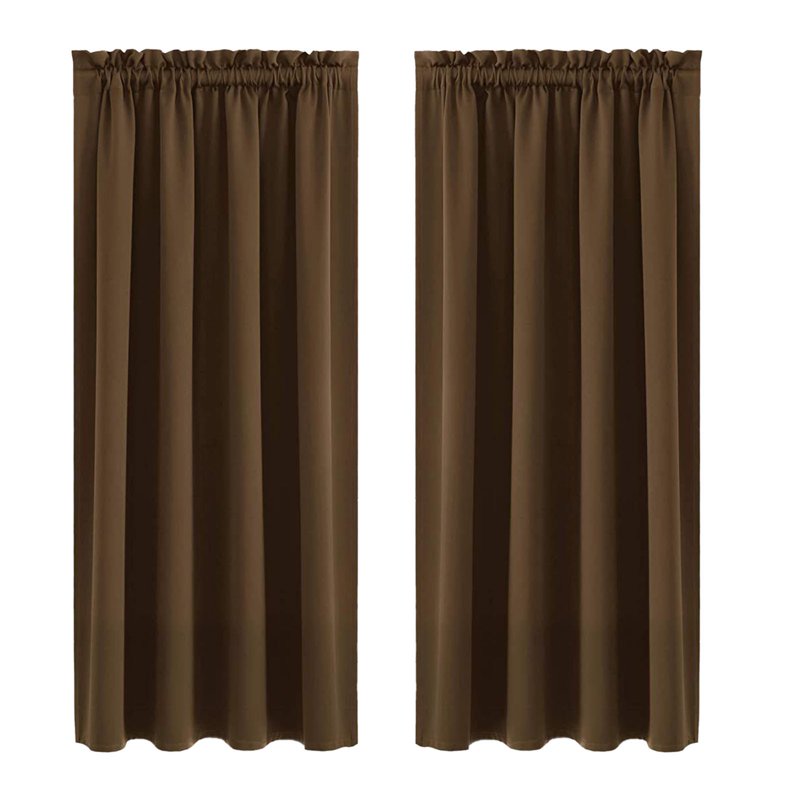 Blackout Curtains Thermal Insulated Room Darkening Panel 96 Inch Grommet