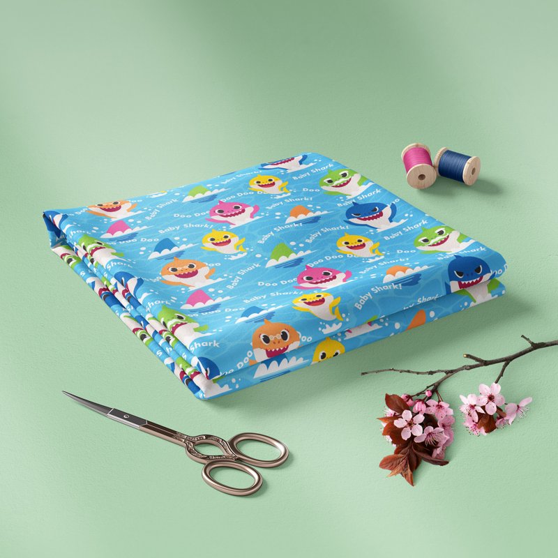 Baby Quilt Fabric Cotton 18x21 Inches Set of 3 for Quilting & Sewing