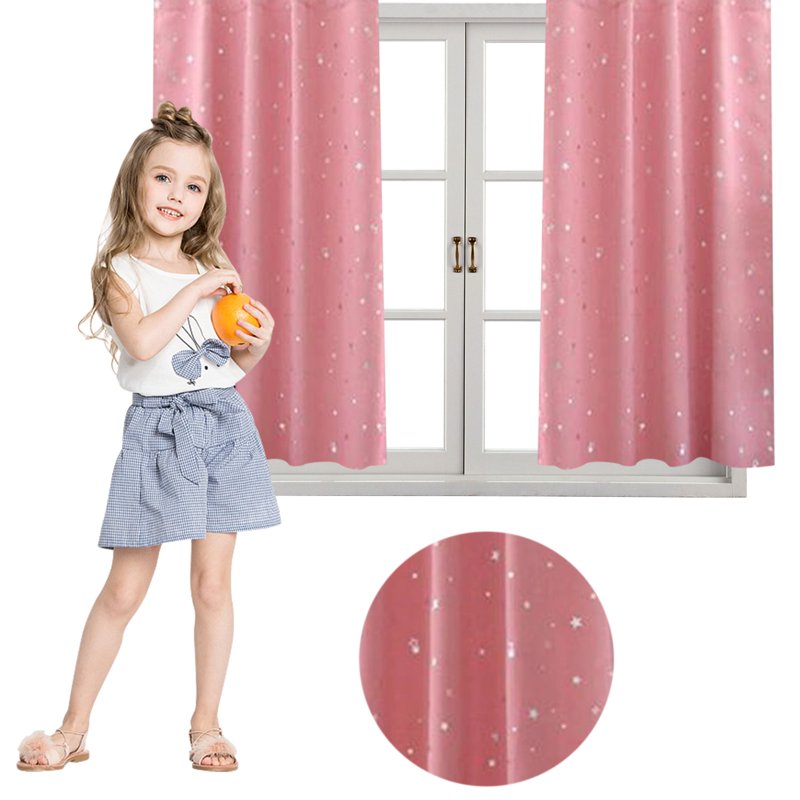 Kids Girls & Boys Thermal Insulated Window Curtains - Blackout Bedroom Decor
