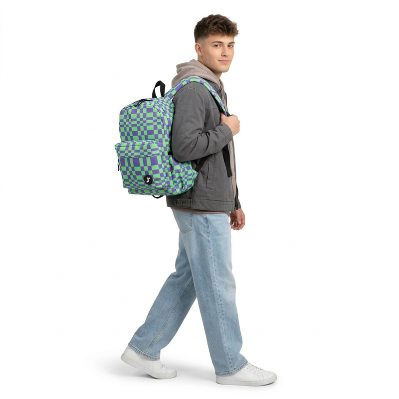 17-Inch School and Travel Backpack for Kids & Adults - Water-Resistant & Ergonomic