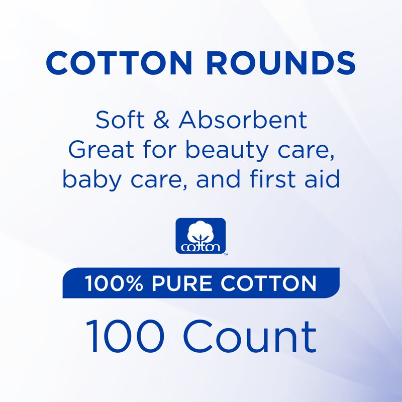 Cotton Rounds Pack of 4 - Gentle Makeup Remover & Skincare Pads
