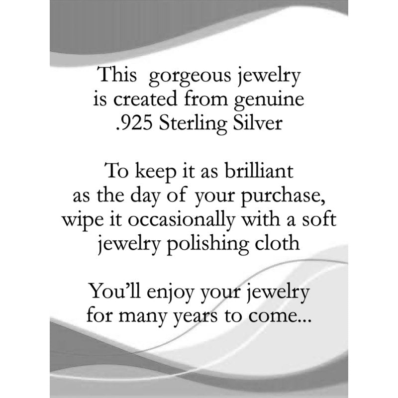 Layered Sterling Silver Necklace with Aquamarine and Hope Pendant - 18 Inch