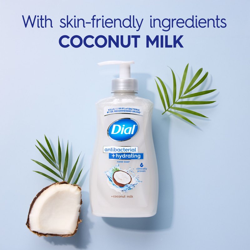 Antibacterial Hydrating Coconut Milk Liquid Hand Soap - 11 oz