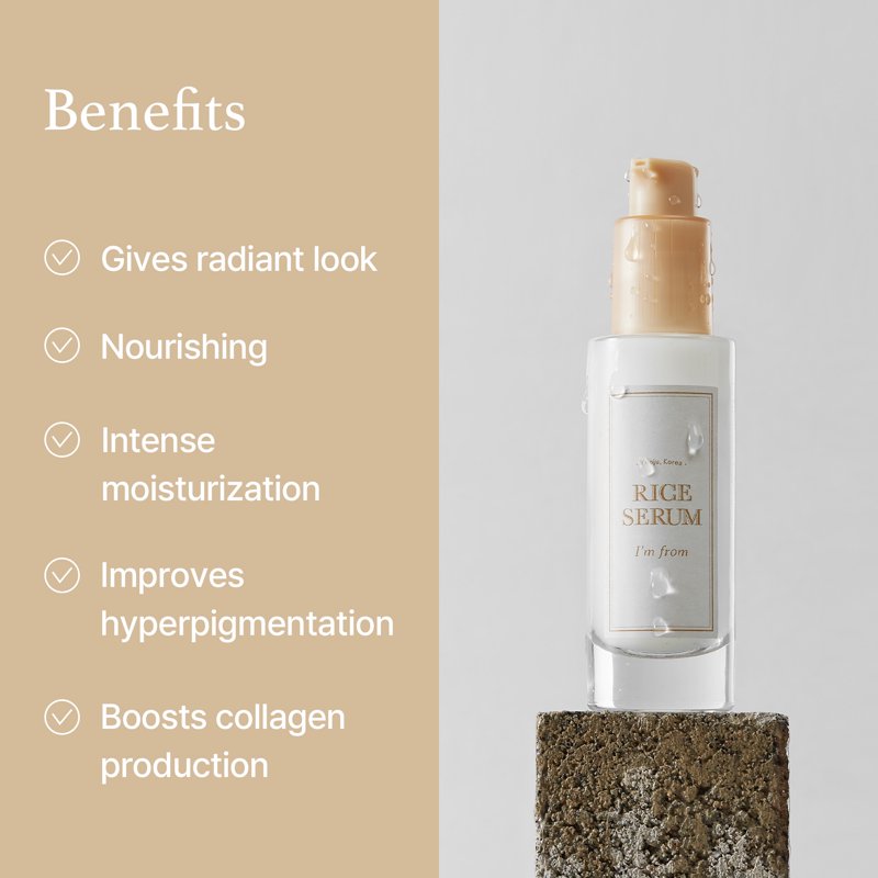 I'm From Rice Serum 1.01 fl oz - Fermented Rice Extract for Brightening & Hydration