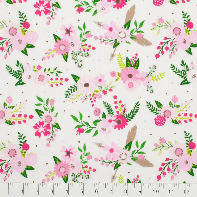 Wild and Free Cotton Flannel Fabric Bundle - 18x21 Inches, 33 Pieces