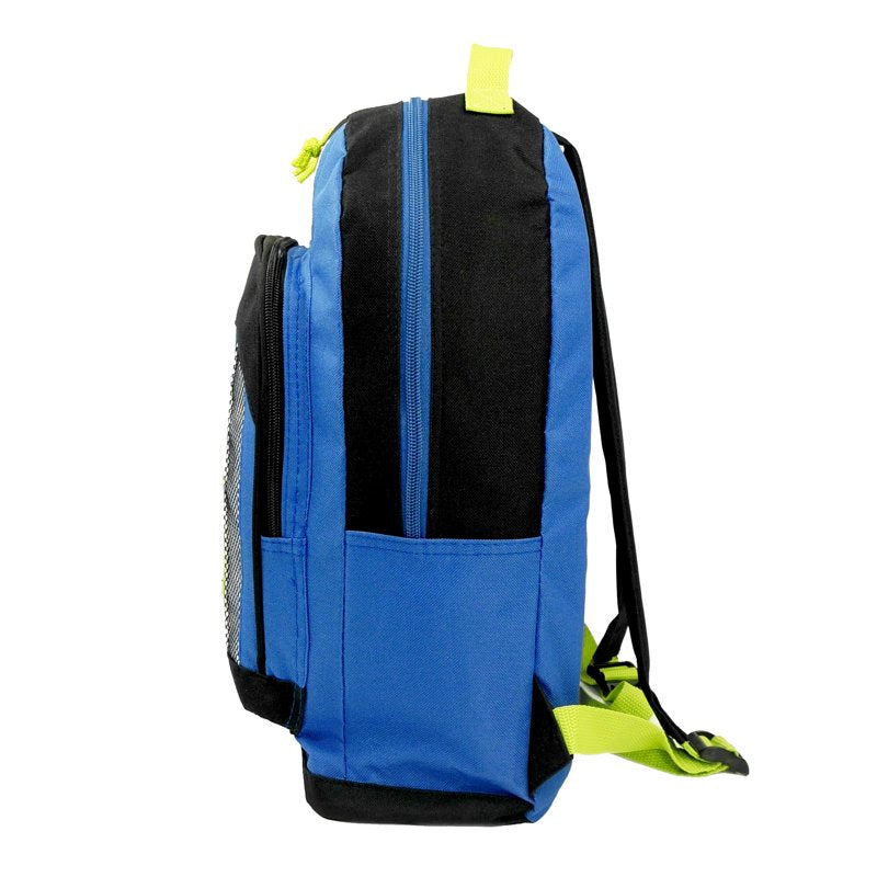 Lightweight Unisex School Backpack with Bungee Cord System - 15.5 Inch Polyester