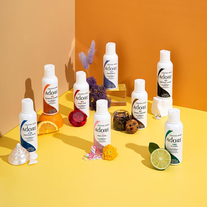 Semi-Permanent Hair Color - Vibrant Shades - 4 Fl Oz for Adults