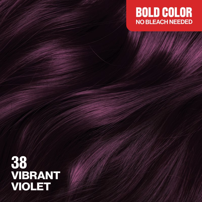 Permanent Hair Color with Bond Repair - Vibrant Violet, Multi-Size