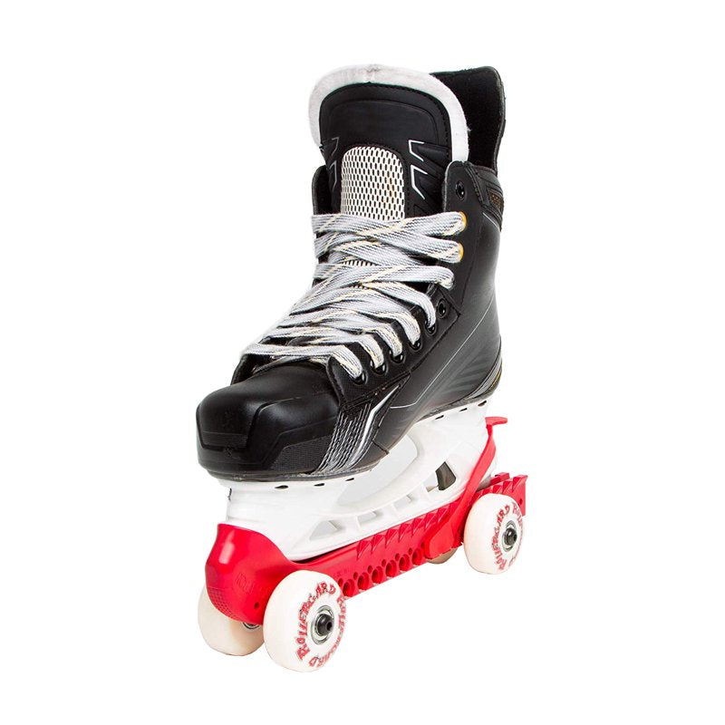 Kids Ice Skate Guard & Roller Skate Protectors - Adjustable, Red, Pair
