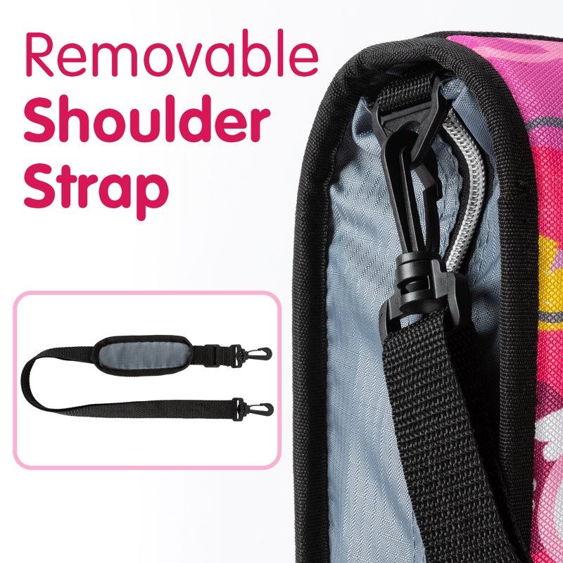 3-Inch Zipper Binder with 700 Sheet Capacity Waterproof Organizer with Pockets & Carrying Strap