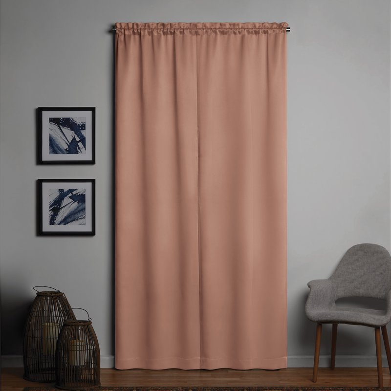 Blackout Curtain Panel Pair - Room Darkening Window Treatments, 2 Panels