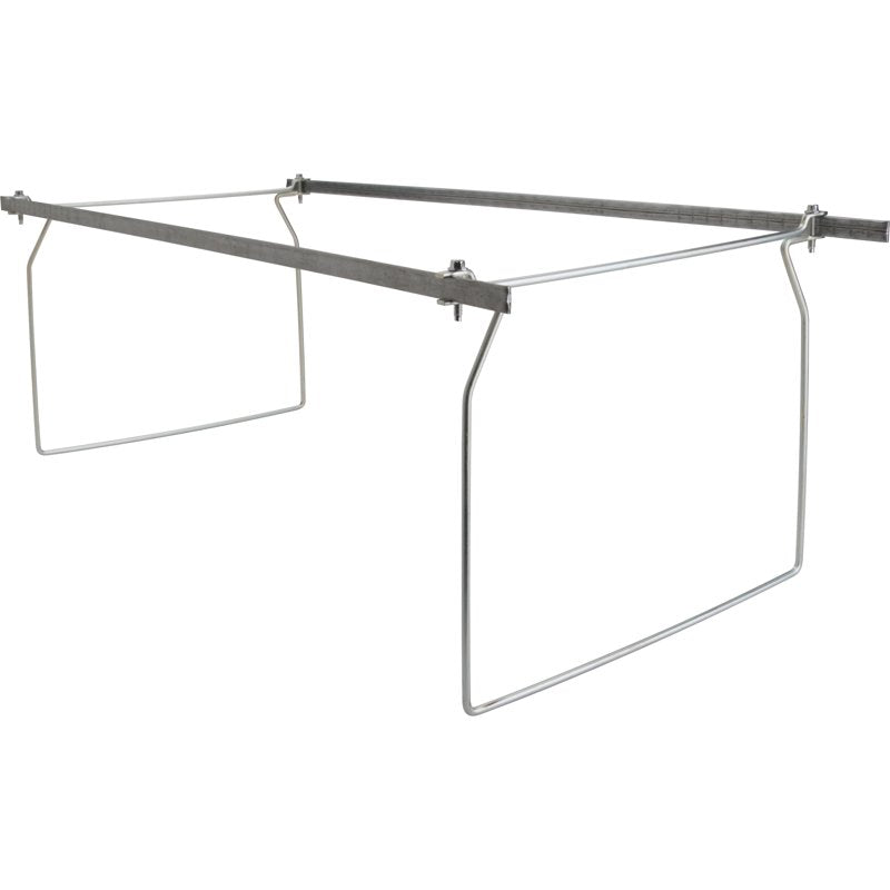 Premium File Folder Frames - Stainless Steel, Adjustable Fits 24-27 inch File Drawers, 6 Pack