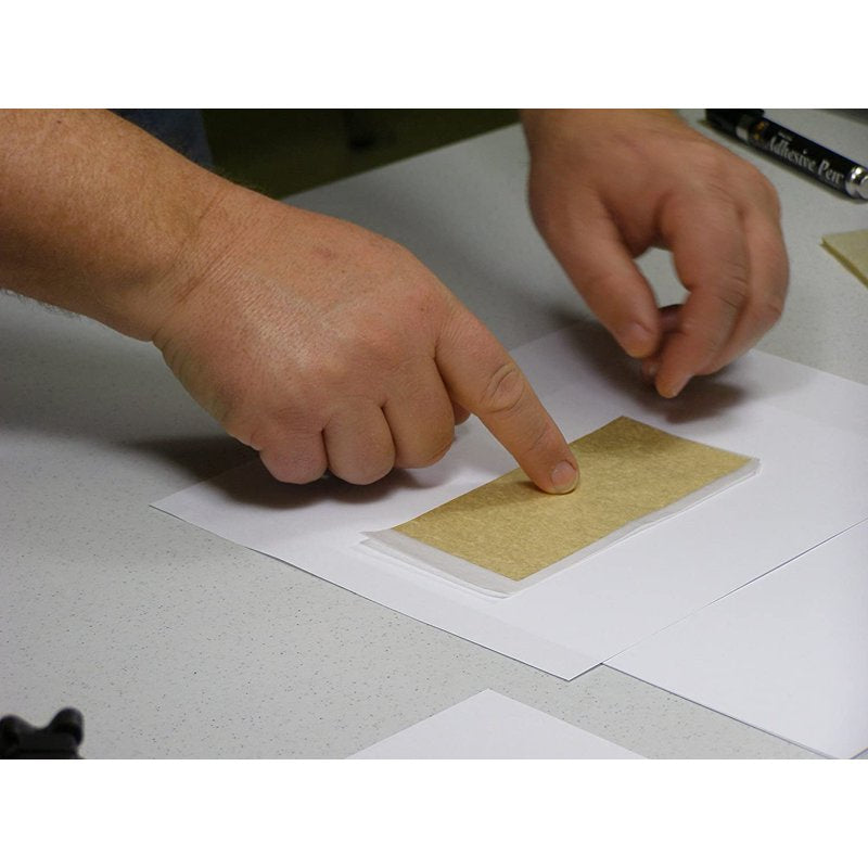 Gold Leaf Art & Craft Pen Kit - Fine Detail Adhesive Pen with Metal Leaf Sheets