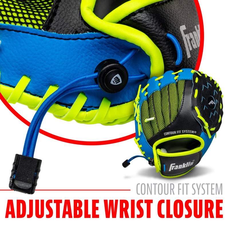 Kids Teeball Glove and Ball Set - Lightweight 9-Inch for Beginners