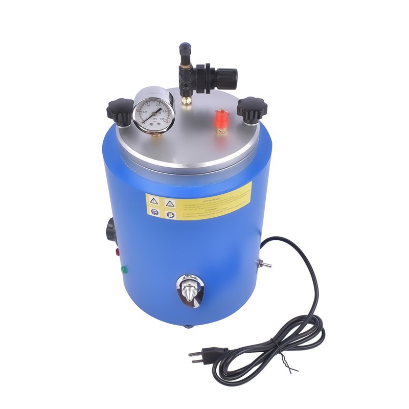 500W Wax Casting Machine with 2 Nozzles, 5.5lb Capacity for Jewelry Making
