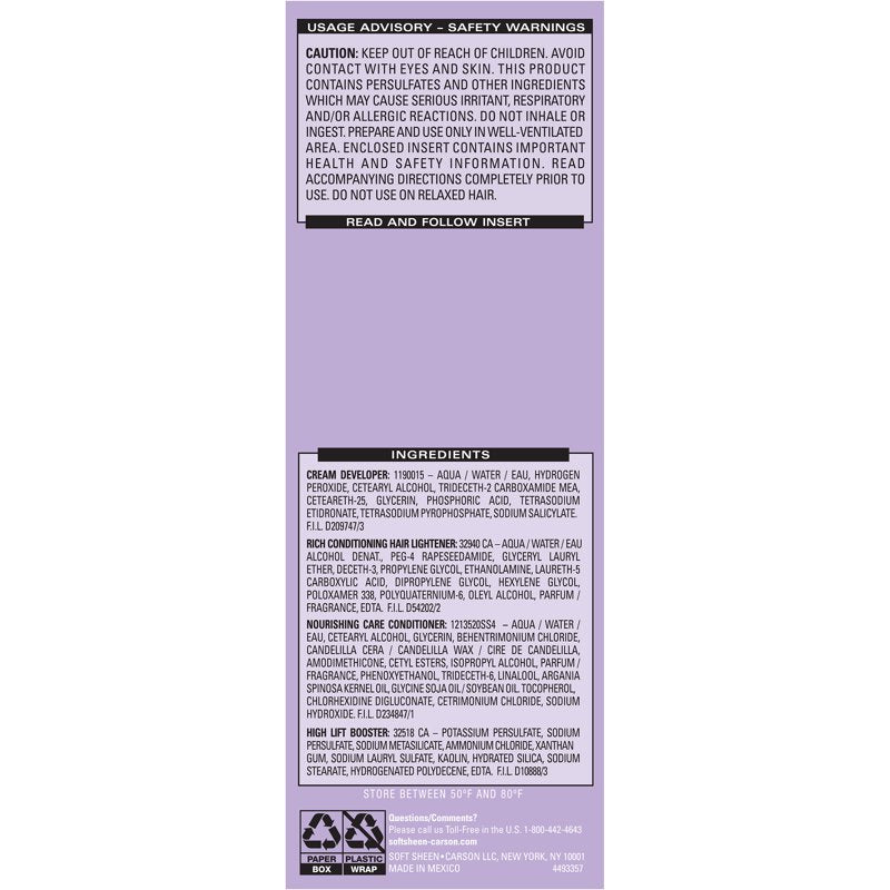 Permanent Hair Dye - Fade Resistant, Rich Color & Shine, 384 Light Golden Blonde
