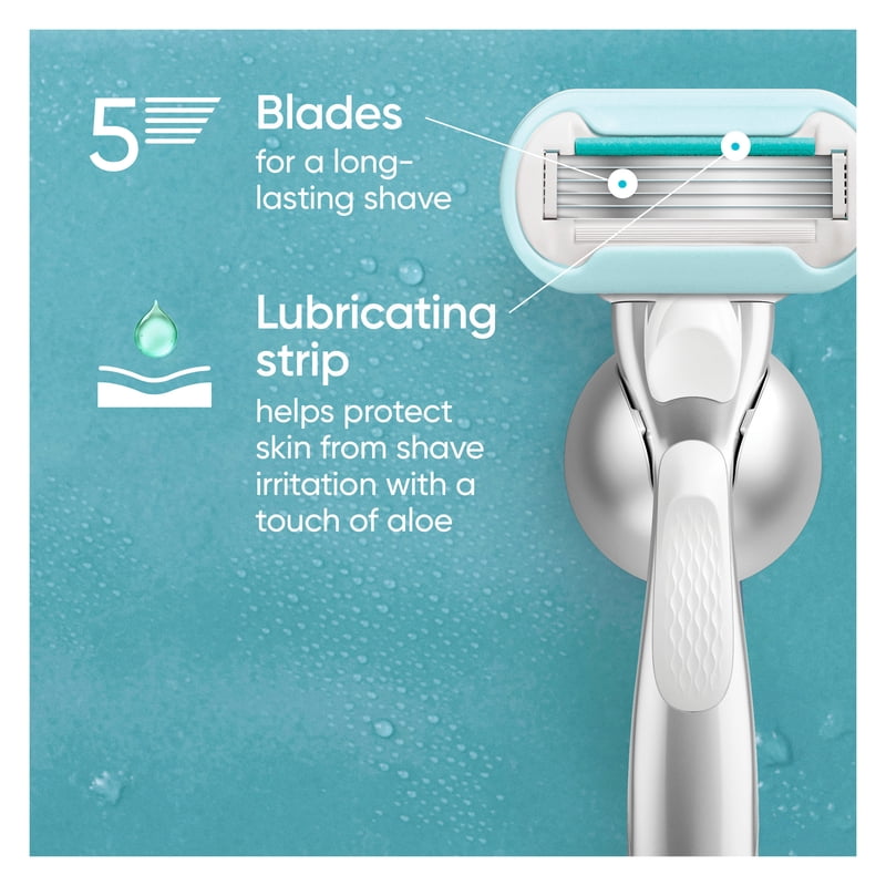 Venus Deluxe Sensitive Women's Razor Blade Refills - Pack of 6