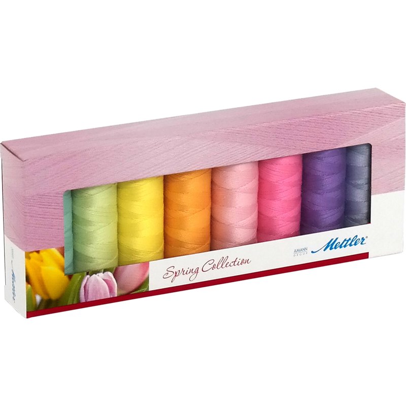 Cotton Sewing Thread Pack - 8 Spools of 100% Egyptian Cotton for Quilting & Crafting