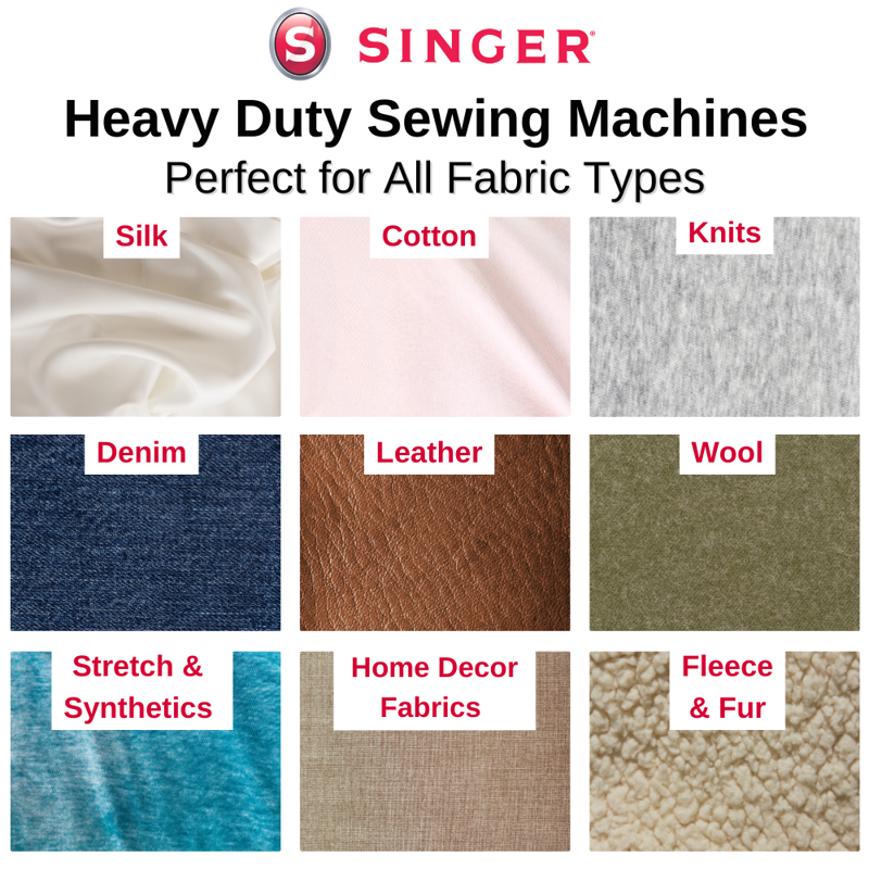 Heavy Duty Sewing Machine with 97 Stitch Options - Durable & Fast