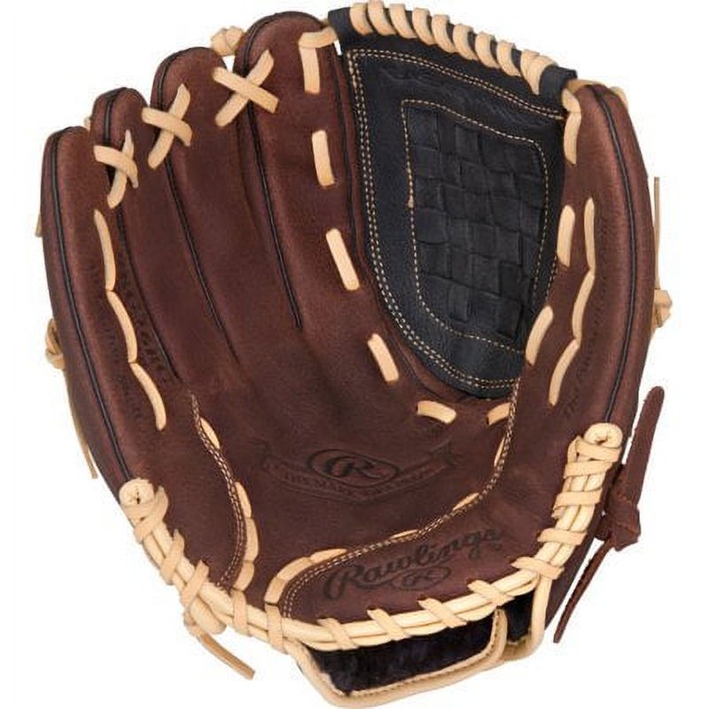 Baseball & Softball Glove 12.5 Inch Left Hand Throwing Basket Web Leather