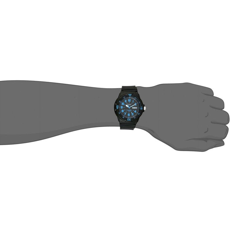 Casio Dive Style Men's Water Resistant Watch with Luminous Hands