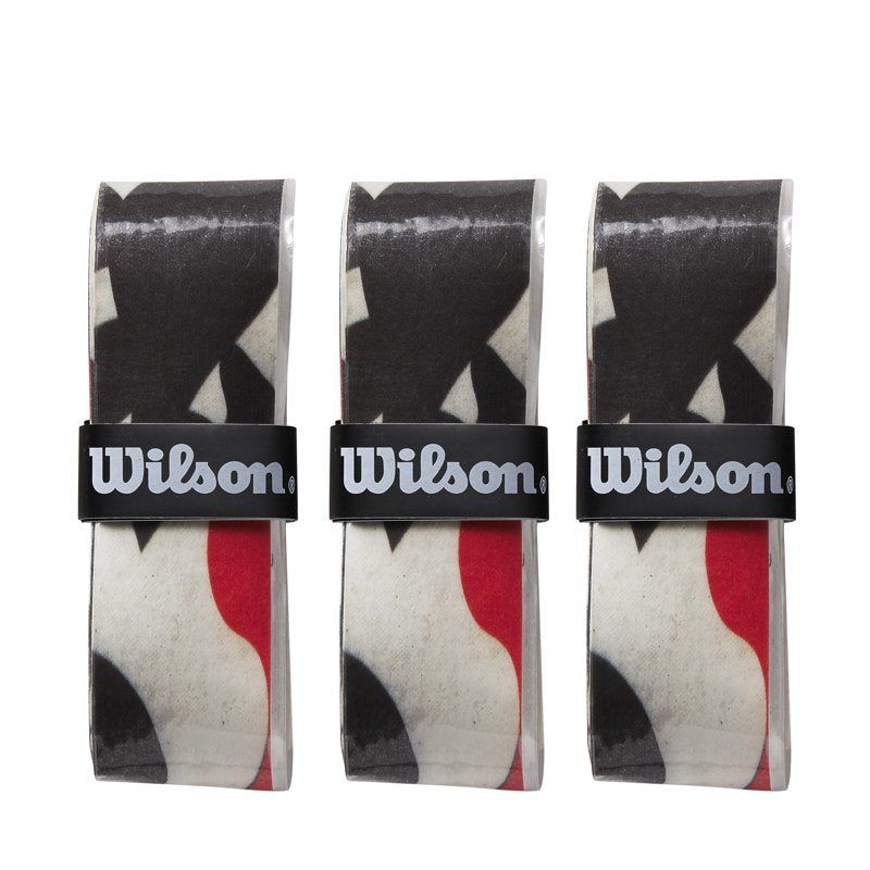 Camo Overgrip for Tennis Racquets - 3 Pack, Durable Non-Slip Grip