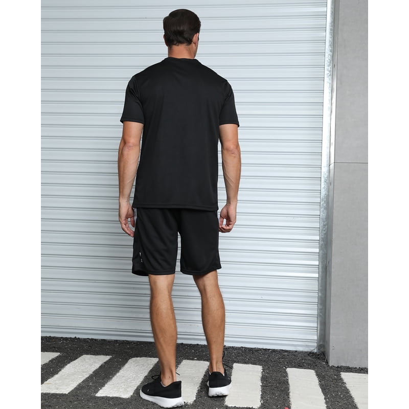 Men's 3-Piece Workout & Sportswear Set - Breathable, Quick-Dry Active Apparel