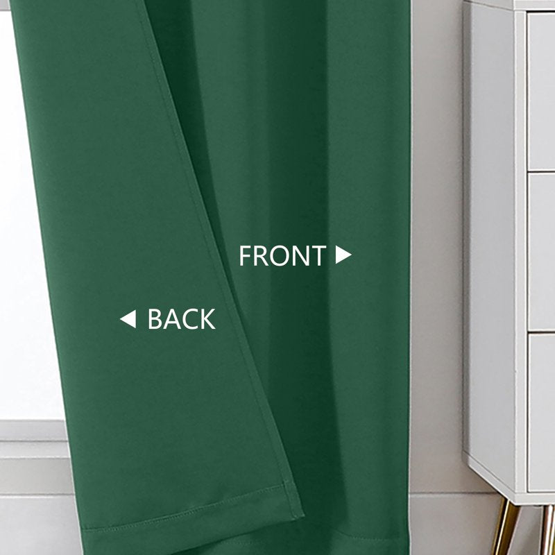 Blackout Curtains 2 Panels - Thermal Grommet Room Darkening Drapes for Tall Windows