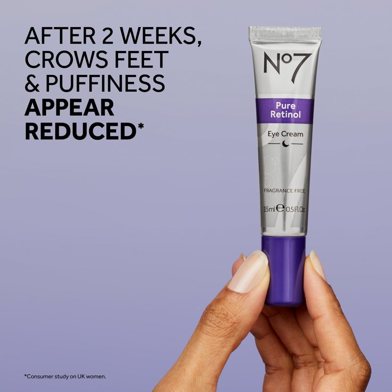Pure Retinol Eye Cream with Collagen & Shea Butter - Fragrance-Free, 0.5 oz