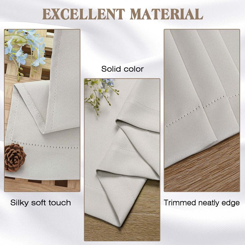 Room Darkening Curtains - Thermal Insulated Solid Drapes for Home, 2 Pieces