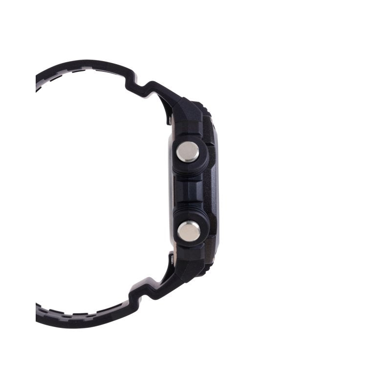 Digital Quartz Watch Men 200m Water-Resistant Resin Band 10-Year Battery