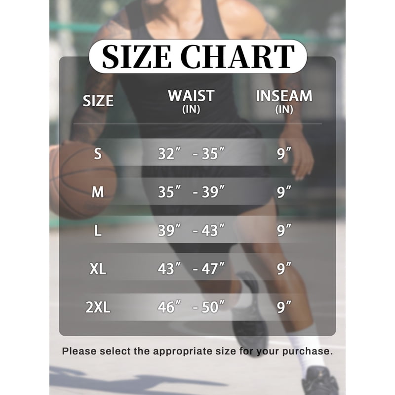 Men's 2-in-1 Athletic Running Shorts with Pockets - Breathable Quick-Dry Gym Shorts