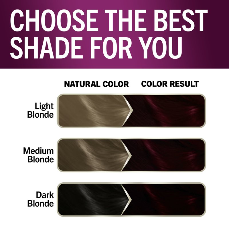 Permanent Hair Dye Kit with Keratin & Gray Coverage - Multiple Shades