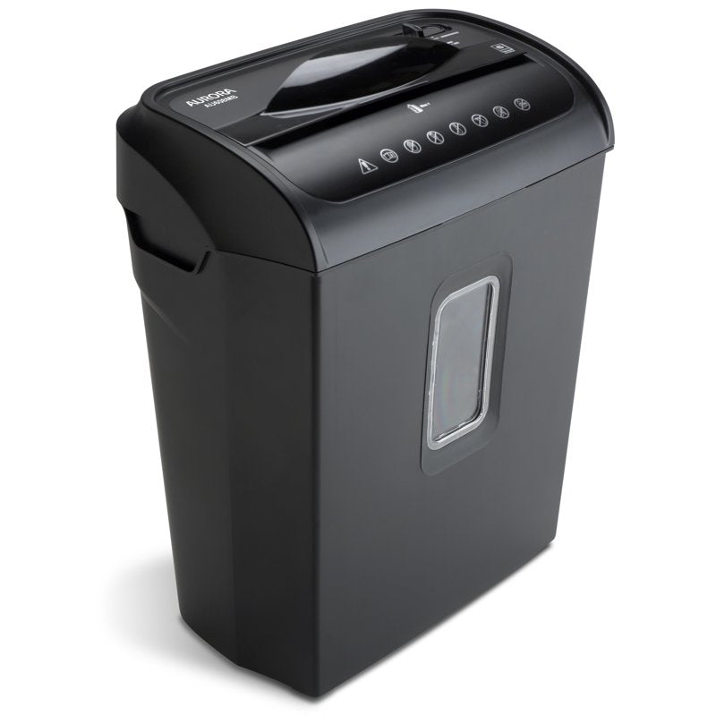 Aurora 6-Sheet Micro-Cut Paper and Credit Card Shredder - High Security P-4