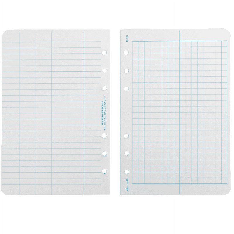 Field-Size Loose Leaf Paper, 100 Sheets, White, Recycled Content