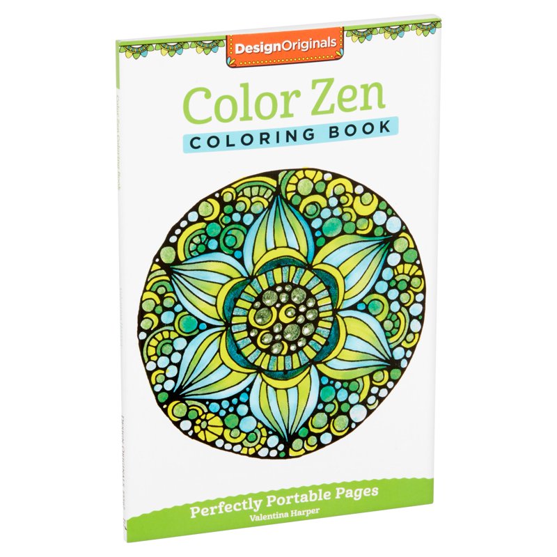 Portable Coloring Book for Relaxation and Creativity - 28 Art Activities