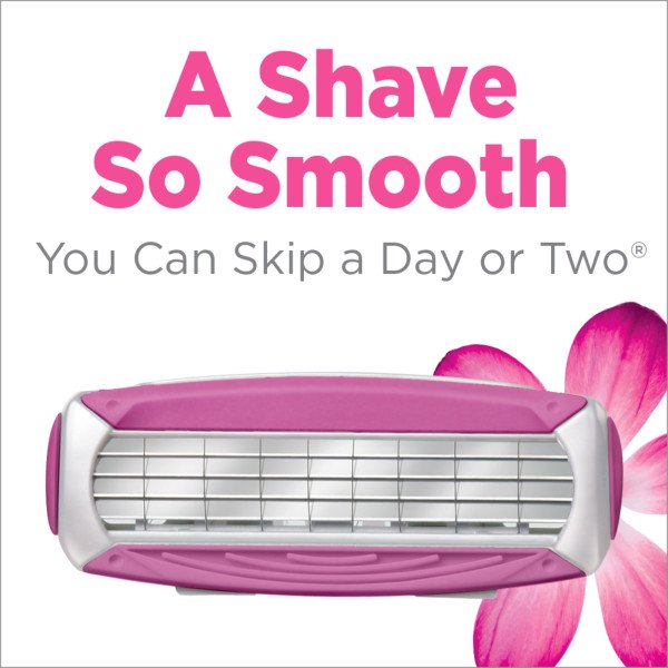 Women’s Razor with 5 Refills - Sensitive Skin Shaving Kit