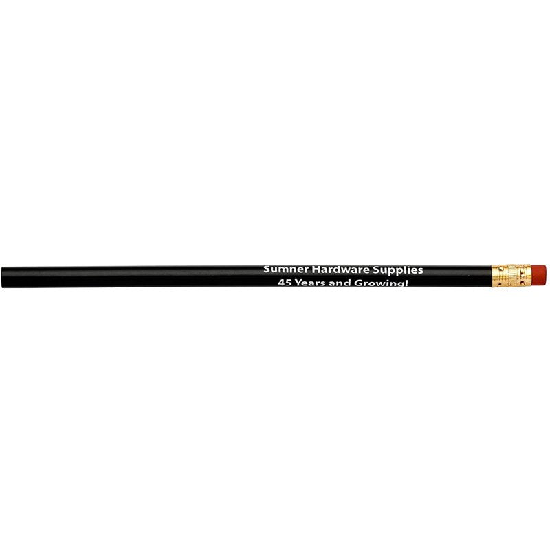 Custom Imprinted Round Pencils Bulk Pack of 144 - Logo Promotional Pencils