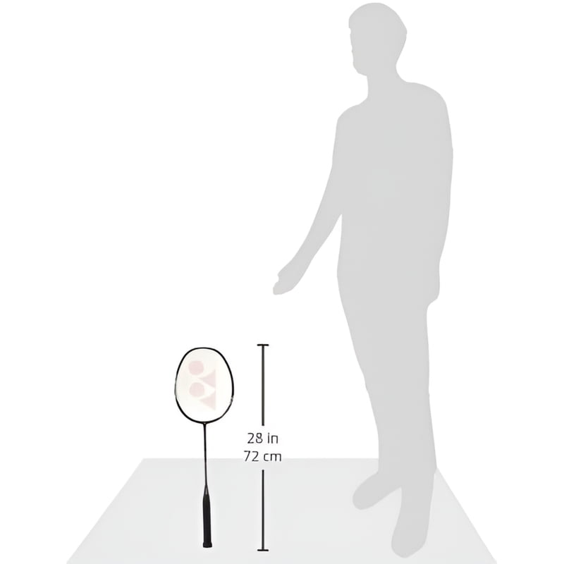 Lightweight Graphite Badminton Racket with Isometric Head and Flexible Shaft